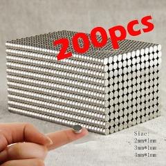 200pcs/400pcs Super Strong Neodymium Magnets Rare Earth Permanent Magnet N35 Disc Fridge Craft(These are small magnets！！！)