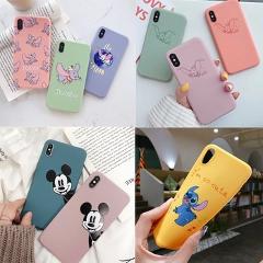 Case For Carcasa iphone 7 Silicona Mickey Cartoon Stitch Soft Protector Cover For iphone x xs max xr 6 6s 7 8 plus