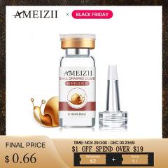 AMEIZII Snail Essence Hyaluronic Acid Serum Moisturizing Whitening Lifting Firming Essence Anti-Aging Face Skin Care Repair 1Pcs