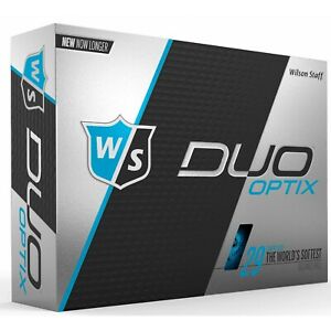 Wilson Staff Duo Soft Optix Golf Balls (2 Dozen) - Select Color