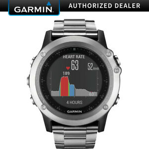 Garmin Fenix 3 HR GPS Watch with Titanium and Sport Bands (010-01338-76)