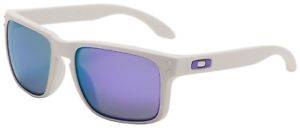 Oakley Holbrook Sunglasses OO9102-05 Matte White | Violet Iridium Lens | BNIB