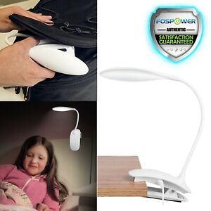 USB Clip-on Table Desk Bed Piano Reading Light Desk Lamp Dimmable LED Flexible