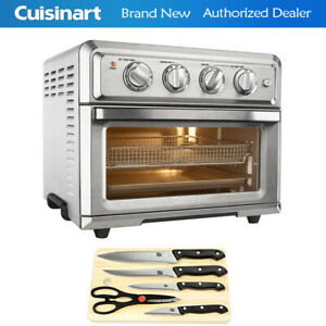 Cuisinart Convection Toaster Oven Air Fryer with 5 - Piece Knife Set and Cutting