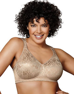 Playtex 18 Hour Bra Wirefree Ultimate Lift True Support Womens 4745 Natural Soft