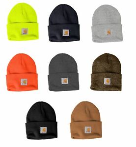 Carhartt Mens Acrylic Watch Beanie Winter Knit Beanie Cap/Hat A18 - Choose Color