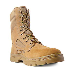 Ridge Footwear Men's Dura-Max 8" Suede Leather Coyote Tactical Boots 3208