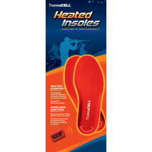 ThermaCell Heated Insoles Foot Warmer Rechargeable S