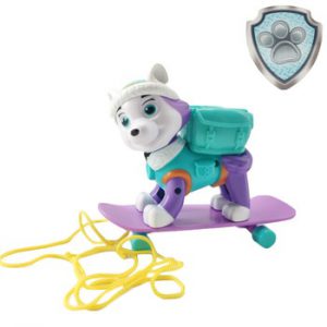 New Paw Patrol Everest Dog Skateboard Puppies Snow Can Be Deformed Patrol Patrulla Canina PVC Doll Toys Action Figure Model Toys