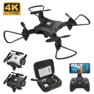 XKJ KY902 Mini Drone Quadcopter with 4K Camera HD Foldable Drones One-Key Return FPV Follow Me RC Helicopter Quadrocopter Toys