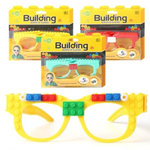 Building Blocks Glasses Baseplate Frame Legoinglys ninja Friends Police City DIY Toy Glasses Bricks Kid Christmas Gift Party