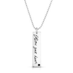 Rozzato "FOLLOW YOUR HEART" Pendant Necklace