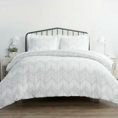 Home Collection Premium Ultra Soft Alps Chevron Pattern 3 Piece Duvet Cover Set