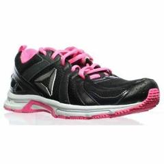 Reebok Womens Athletic Coal/Black/Poison Pink/White Runner MT Running Shoes