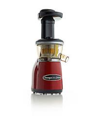 Omega VRT350Rx Factory REFU Reconditioned Low Speed Vertical Juicer Red VRT350HD