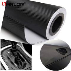 127cmx15cm 3D 3M Auto Carbon Fiber Vinyl Film Carbon Car Wrap Sheet Roll Film Paper Motorcycle Car Stickers Decal Car Styling