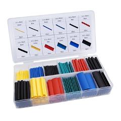 164/328 pcs Set  Heat Shrink Tube Assorted Insulation Shrinkable Tube 2:1 Wire Cable Sleeve Kit can Dropship