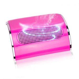 Powerful 3 Fan Nail Dust Suction Collector with 2 Dust Collecting Bags  Vacuum Cleaner Manicure Tools