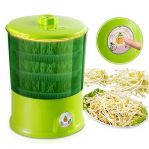 Warmtoo 1.5L 3 Layers Ntelligent Bean Sprouts Machine Multifunctional Automatic Bean Sprouts Homemade DIY Tools 220v 260x330mm