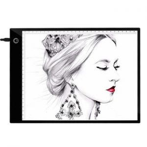 A4 Digital Graphics Tablet LED Drawing Tablet Thin Art Stencil Drawing Board Light Box Tracing Copy Pad Stepless Dimming Light