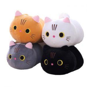 cute soft cat plush pillow cushion kawaii cat soft plush toys kids children gift