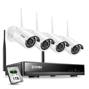 ZOSI 8CH 1080P HD WiFi NVR 2CH/4CH 2.0MP IR Outdoor Weatherproof CCTV Wireless IP Camera Security Video Surveillance System Kit