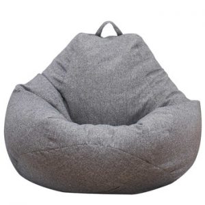 Large Small Lazy Sofas Cover Chairs without Filler Linen Cloth Lounger Seat Bean Bag Pouf Puff Couch Tatami Living Room