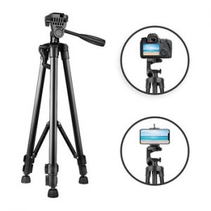 Yizhestudio Protable Camera Tripod for phone Canon Nikon Sony DSLR Camera Camcorder 50-140 cm Universal Adjustable Tripod Stand