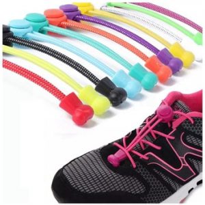 23colors Stretching Lock Lace Sneaker ShoeLaces Elastic Shoe Laces Shoe lacets Shoestrings Running/Jogging/Triathlone