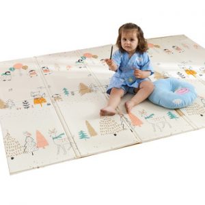 Infant Shining Kids Play Mat Folding Puzzle Playmat Game Pad for Infants 200*150*1cm Foam Crawling Mat Pack and Play Mattress