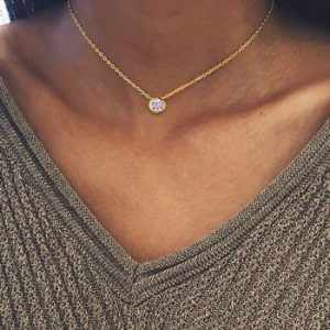 e-Manco Classic Stainless Steel Necklace for women Designer Jewelry Luxury Necklace Women 2019 Statement Necklace