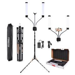 fosoto FT-450 Multimedia Extreme With Selfie Function photographic lighting 3000-6000K Led Video light Phone Camera lamp&Tripod