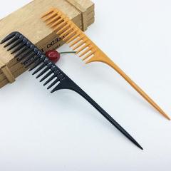 1 Pc 2 Colors Professional Tip Tail Comb for Salon Barber Section Hair Brush Hairdressing Tool DIY Hair Wide Teeth Combs