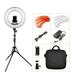 LED Ring Light 14 Inch Dimmable 5500K ringlight With Tripod For Studio Ring Lamp Photography YouTube Photo Makeup Circular Light