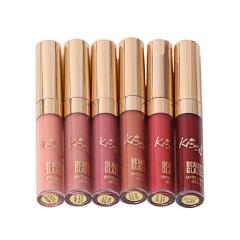 Beauty Glazed 6PCS Matte Liquid Lipstick Long Lasting Waterproof Glitter Lip Gloss No Fading Lip Tint Clear Lip Stain TSLM2