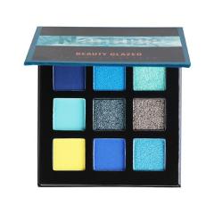 Beauty Glazed 9-Color Matte Palette Eyeshadow Waterproof Pigment Pressed Glitter Makeup Eyeshadow Palette Paleta De Sombra TSLM2