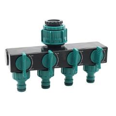 1/2"-3/4"-1" Hose Splitters Irrigation Adapter 4-way Water Hose Connectors European standard Female Thread Tap Connectors 1 Pc