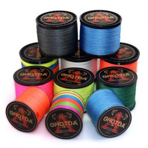 GHOTDA Braid Fishing line 300M 500M 1000M 4 Strands Multifilament Fishing Wire Carp Fishing 10-120lb