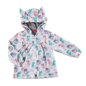 ebebek Midimod Summer Baby Girl Cat Micro Rain Coat