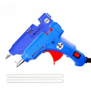 EXCITEDWORK Hot Melt Glue Gun with Glue Stick 7mm 11mm Mini Gun Thermo Electric Heat Temperature Tool pistola de silicona calien