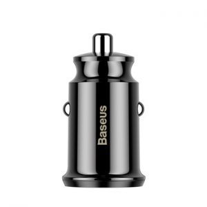 Baseus 3.1A Car Charger Mini Fast Charging In Car Dual USB Car Phone Charger Adapter in Car For Mobile Phone Tablet GPS Function