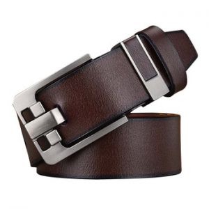 [LFMB]Men's belt leather belt men  pin buckle cow genuine leather belts for men 130cm high quality mens belt cinturones hombre