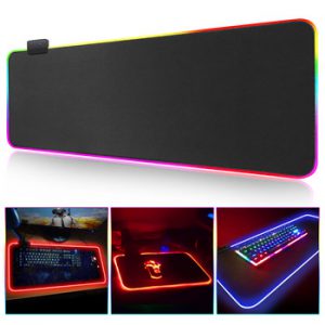 Gaming Mouse Pad Gamer RGB Mouse Pad Large Computer Mouse Pad XXL Mousepad Backlight Mause Pad 900x400 Carpet Keyboard Desk Mat