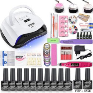 Nail Set 80W/54W SUNX Plus UV LED Lamp Dryer With Nail Gel Polish Kit Soak Off Manicure Set Gel Nail Polish For Nail Art Tools