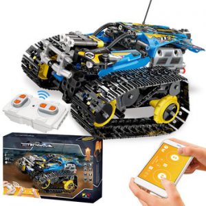 391pcs Creator APP Remote Control Car Bricks for Legoingly Technic RC Tracked Racer Model Building Blocks Toys For Children Gift