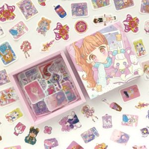 200pcs/set Cute Sailor Moon Stickers Scrapbooking For Children Japanese Diary Sticker Bullet Journal Stationery Office Supplies