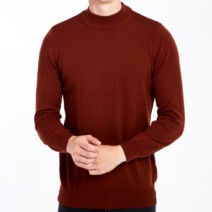 Kigili Round Neck Sweater Autumn Winter High Quality Warm Cool Long Sleeve Pullovers Men Solid Outwear Fit Knitting Clothing