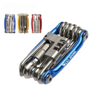 WEST BIKING Multitool Bicycle Repair Tools Chain Hex Spoke Wrench Screwdriver 10 In 1 Kit Set Road MTB Bike Cycling Multi Tools