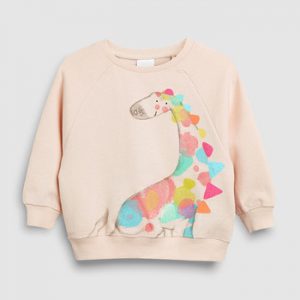 Little maven2-7Years Autumn Cotton Giraffe Print Toddler Kid's Baby Girl's Sweatshirt Children's Clothes For Girl Sweater Fleece