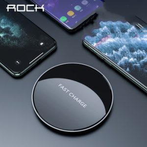 ROCK USB C Fast 15W Wireless Charger For Huawei P30 Pro Xiaomi Mi 9 Samsung S10 S9 Qi 10W Quick Charge for iPhone 11 XS XR X 8